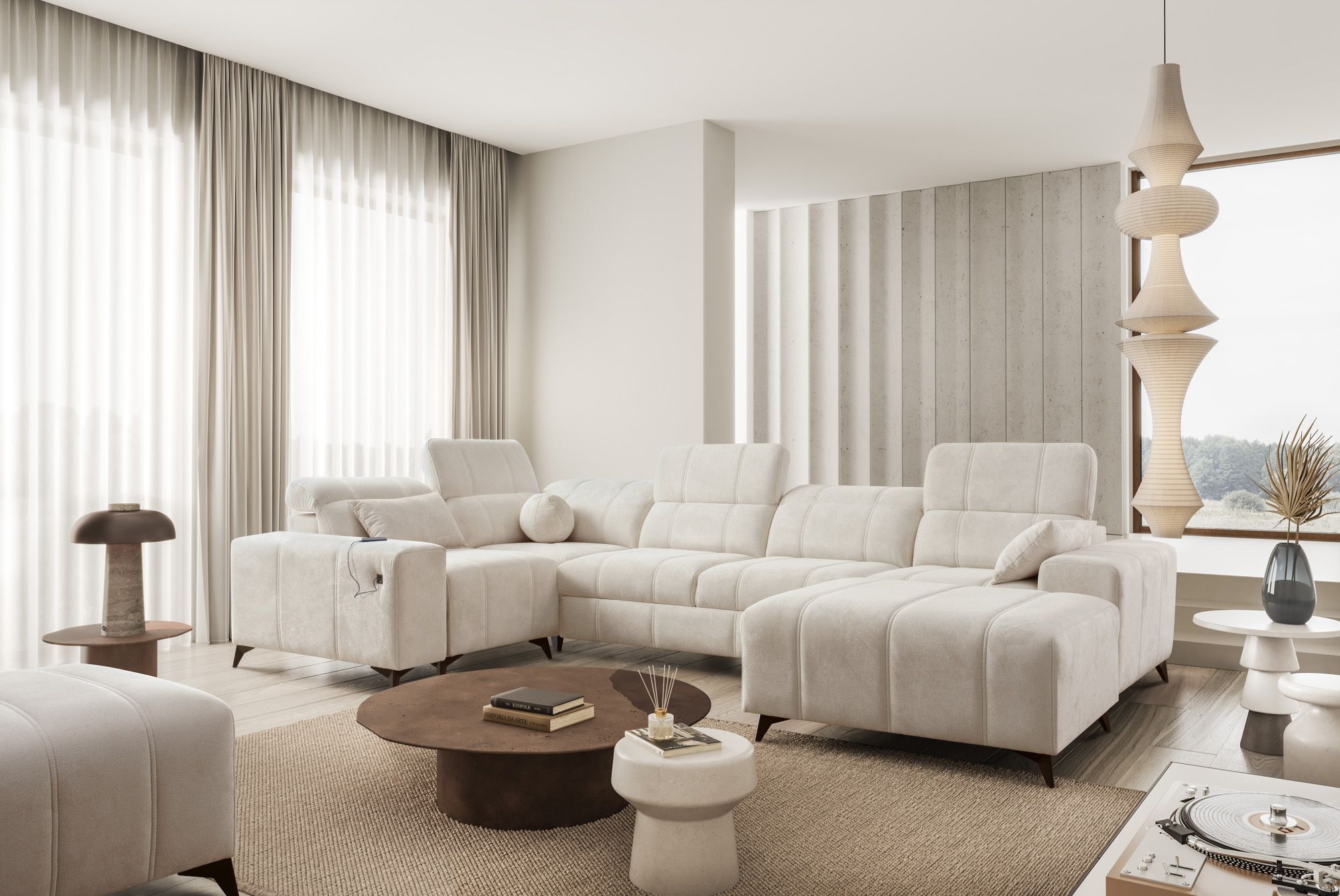 Wohnlandschaften in U-Form